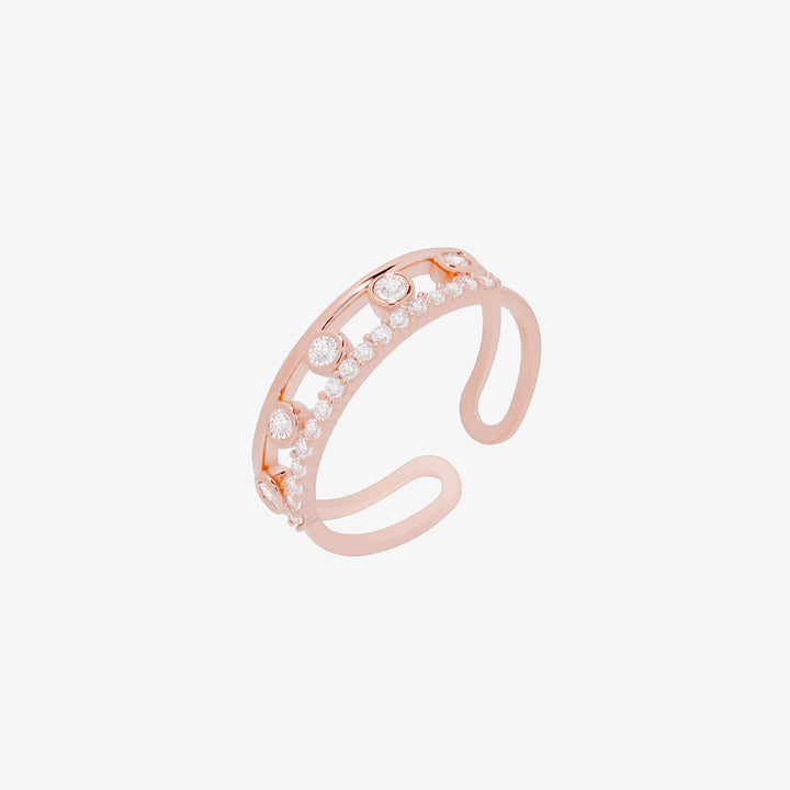 Cubic dots ring-6
