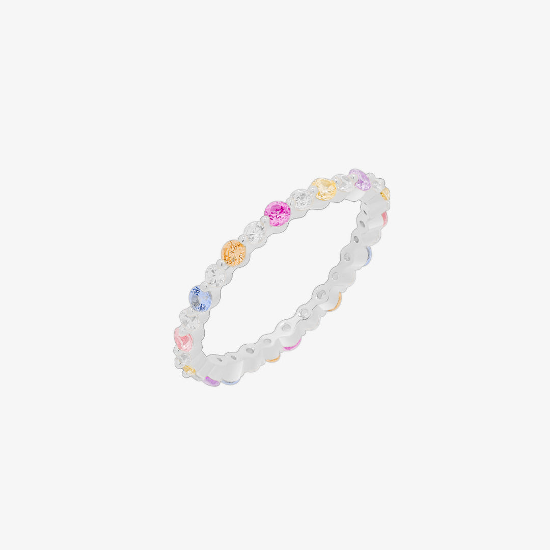 Colourful band ring-5