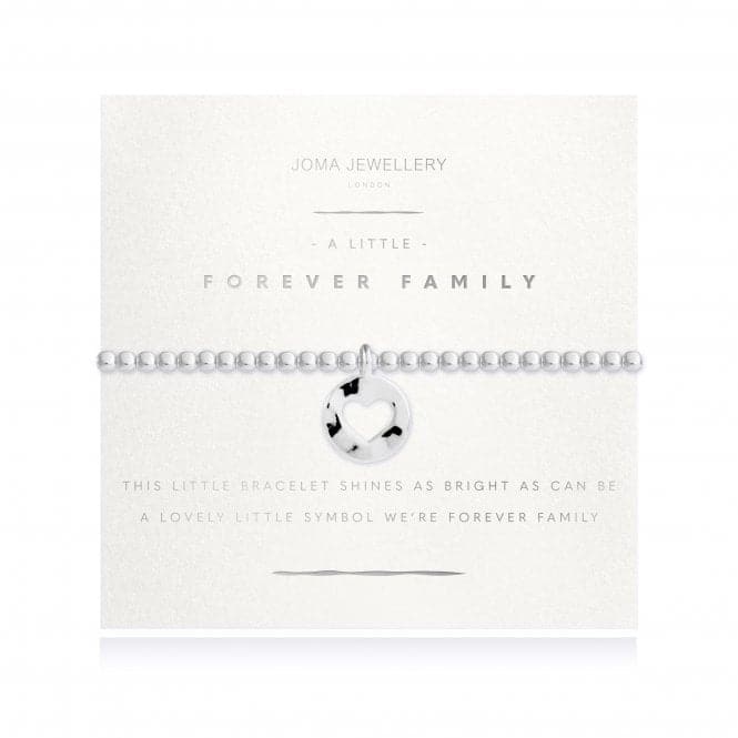 Radiance A Littles Forever Family Silver 17.5cm Stretch Bracelet 4213Joma Jewellery4213