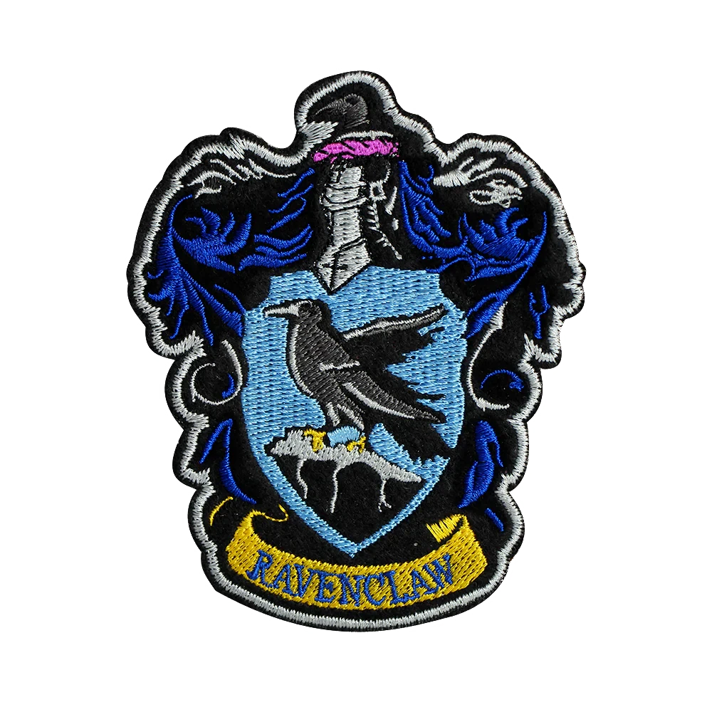 Harry Potter Set Of 6 Harry Potter Crests Patches ( Iron-on) CR2206