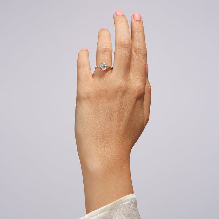 Rebecca | 18ct White Gold 1ct tw Lab Grown Diamond Engagement RingCreated BrillianceBA0072395 - M
