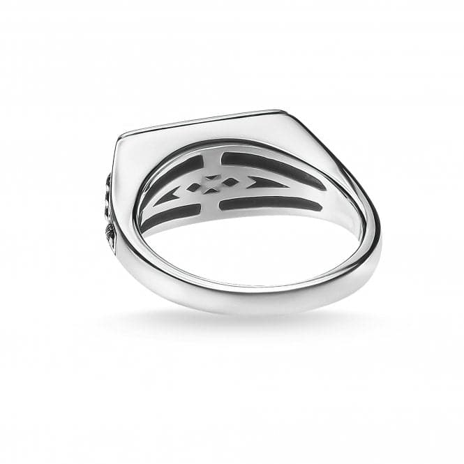 Rebel At Heart Black College Ring TR2243 - 698 - 11Thomas Sabo Sterling SilverTR2243 - 698 - 11 - 48