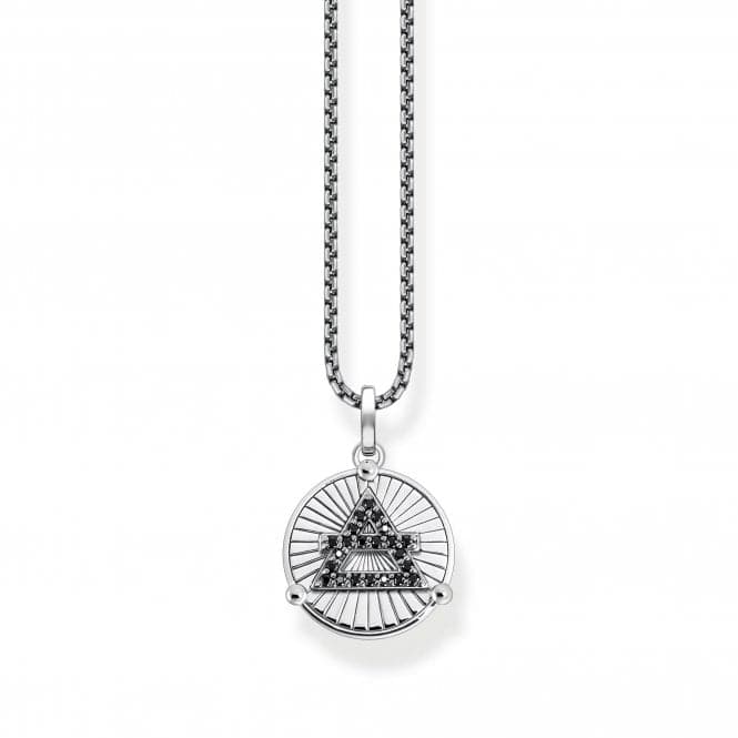 Rebel At Heart Elements Of Nature Black Necklace KE2149 - 643 - 11 - L50VThomas Sabo Sterling SilverKE2149 - 643 - 11