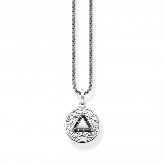 Rebel At Heart Elements Of Nature Black Necklace KE2152 - 051 - 11 - L50VThomas Sabo Sterling SilverKE2152 - 051 - 11