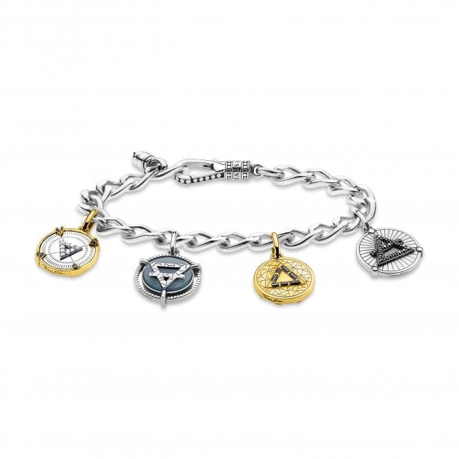 Rebel At Heart Elements Of Nature Bracelet A2008 - 849 - 7Thomas Sabo Sterling SilverA2008 - 849 - 7