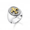Rebel At Heart Gold Plated Fleur - De - Lis Ring TR2333 - 966 - 7Thomas Sabo Sterling SilverTR2333 - 966 - 7 - 60