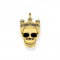 Rebel At Heart Gold Plated Skull King Pendant PE815 - 414 - 11Thomas Sabo Sterling SilverPE815 - 414 - 11