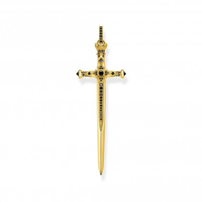 Rebel At Heart Gold Plated Sword Pendant PE817 - 177 - 11Thomas Sabo Sterling SilverPE817 - 177 - 11