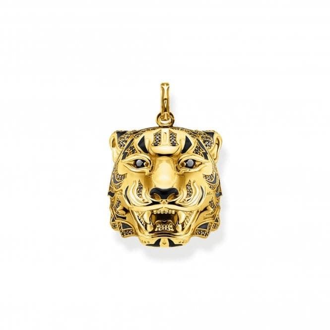 Rebel At Heart Gold Plated Tiger Pendant PE888 - 565 - 39Thomas Sabo Sterling SilverPE888 - 565 - 39