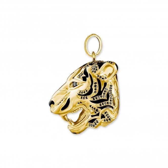Rebel At Heart Gold Plated Tiger Pendant PE888 - 565 - 39Thomas Sabo Sterling SilverPE888 - 565 - 39