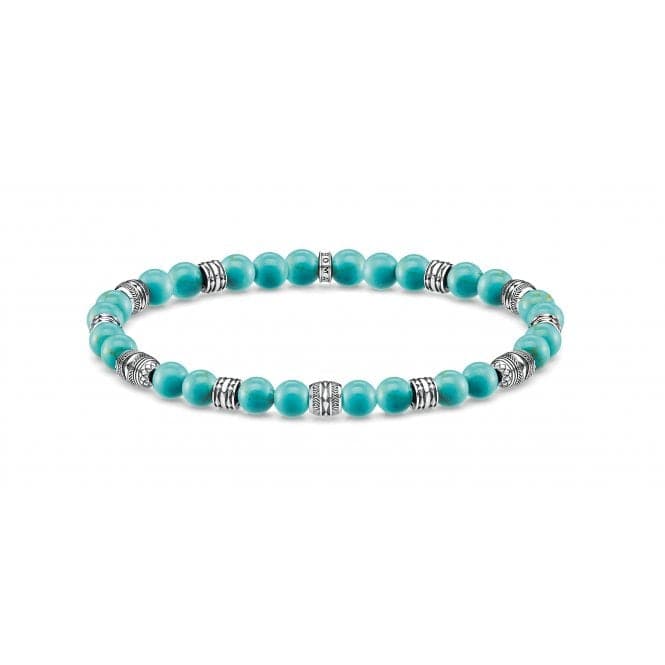 Rebel At Heart Lucky Charm Turquoise Bracelet A1923 - 878 - 17Thomas Sabo Sterling SilverA1923 - 878 - 17 - L15,5