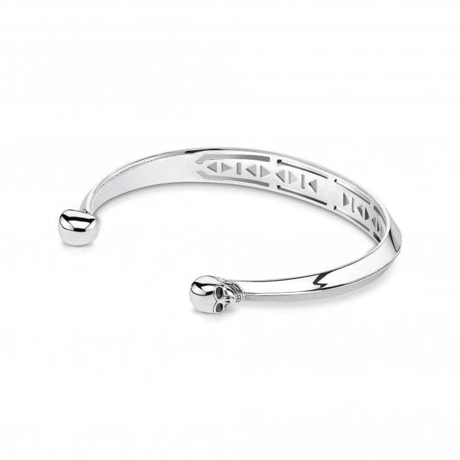 Rebel At Heart Silver Skull Bangle AR106 - 637 - 21Thomas Sabo Sterling SilverAR106 - 637 - 21 - L16