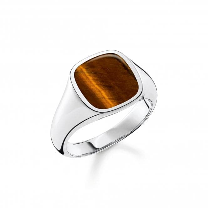 Rebel At Heart Tiger's Eye Ring TR2332 - 045 - 2Thomas Sabo Sterling SilverTR2332 - 045 - 2 - 60