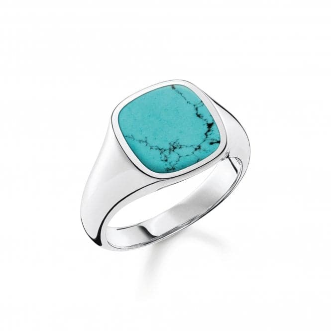 Rebel At Heart Turquoise Ring TR2332 - 404 - 17Thomas Sabo Sterling SilverTR2332 - 404 - 17 - 60