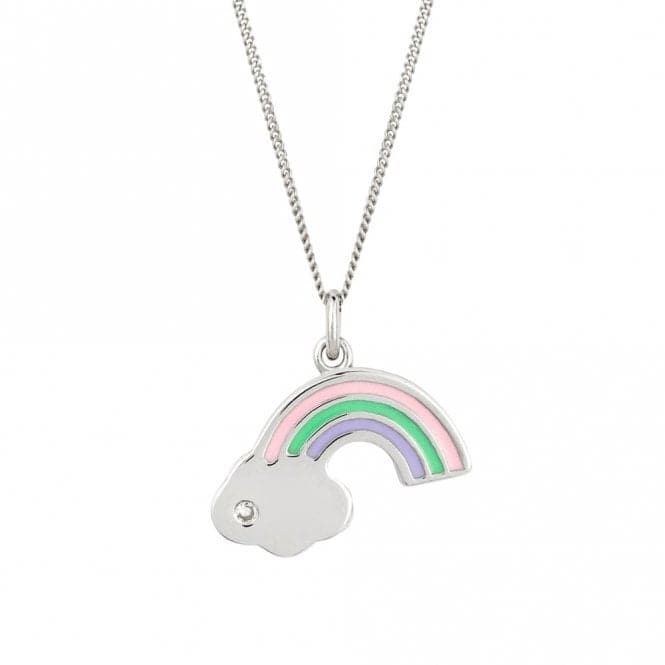 Recycled Silver & Enamel Rainbow Necklace P5109D for DiamondN4488