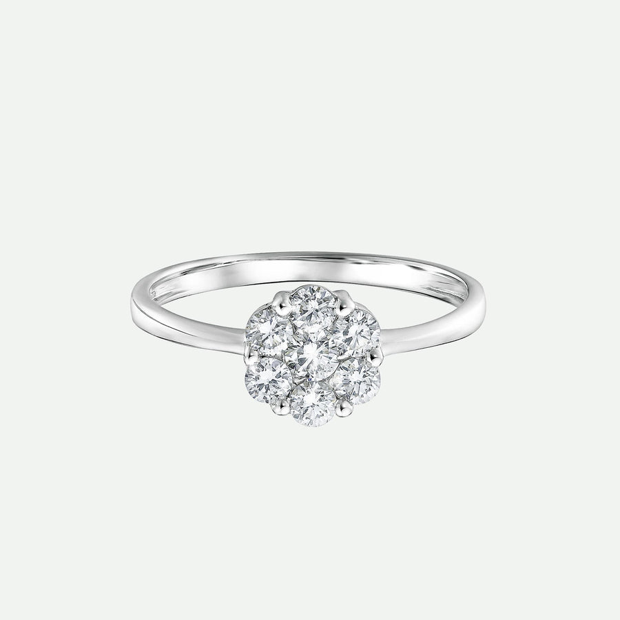 Reese | 9ct White Gold 0.46ct tw Lab Grown Diamond RingCreated BrillianceBA0071263 - M