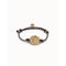 Rett Awareness Bracelet Golden Leather BraceletUNOde50PUL0839MARORO0U