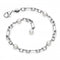 Revival Astoria Figaro Chain & Pearl 7.5" Station Bracelet 70434FPKit Heath70434FP