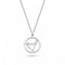 Revival Céleste Constellation Zirconia Rhodium Plated Capricorn 18" Necklace 90471CAPKit Heath90471CAP