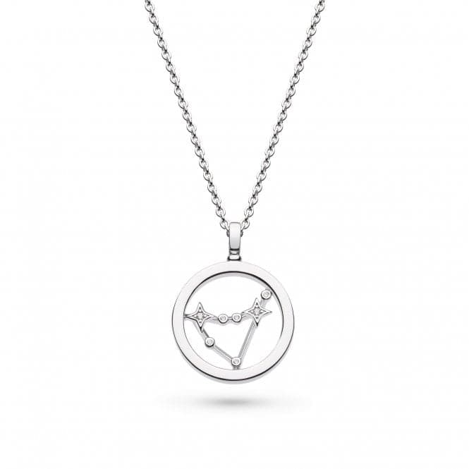 Revival Céleste Constellation Zirconia Rhodium Plated Capricorn 18" Necklace 90471CAPKit Heath90471CAP