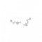 Revival Céleste Constellation Zirconia Rhodium Plated Offset Stud Earrings 30471CZKit Heath30471CZ