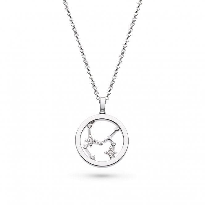 Revival Céleste Constellation Zirconia Rhodium Plated Sagittarius 18" Necklace 90471SAGKit Heath90471SAG