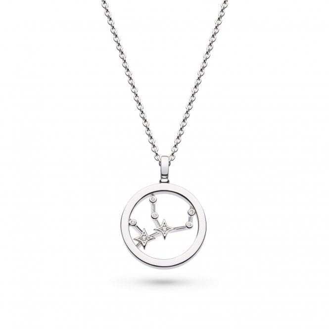 Revival Céleste Constellation Zirconia Rhodium Plated Virgo 18" Necklace 90471VIRKit Heath90471VIR