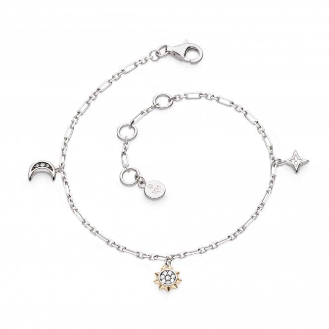 Revival Céleste Golden Petite Charm Figaro Bracelet 70494GCZKit Heath70494GCZ