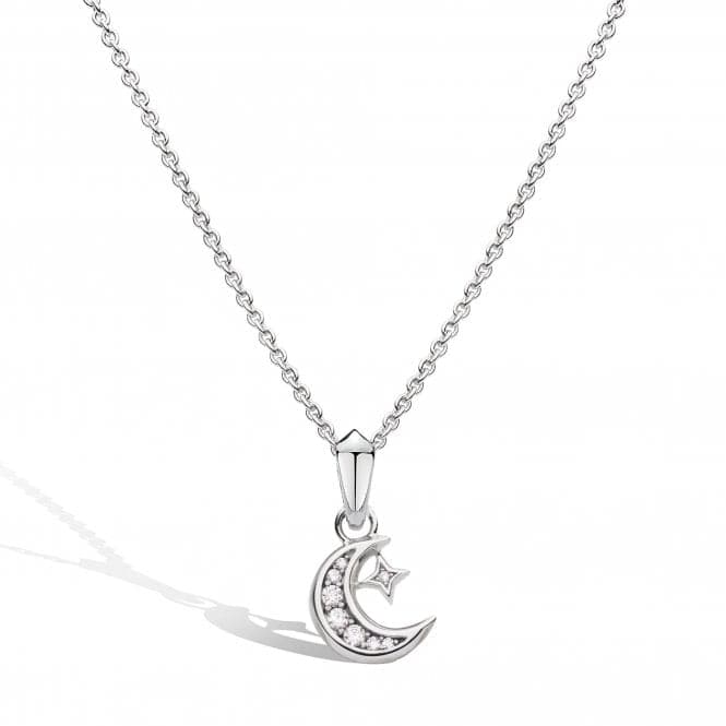 Revival Celeste Pavé Zirconia Moon 17" Necklace 90492CZKit Heath90492CZ