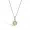 Revival Celeste Pavé Zirconia Sun 17" 18ct Gold Plated Necklace 90491GCZKit Heath90491GCZ