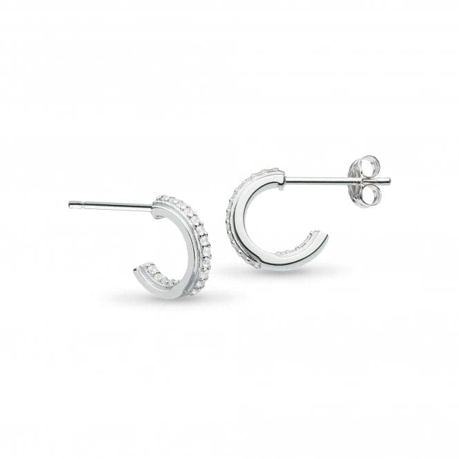 Revival Eclipse Lux Pavé Zirconia RP Mini Semi Hoop Stud Earrings 30409CZKit Heath30409CZ