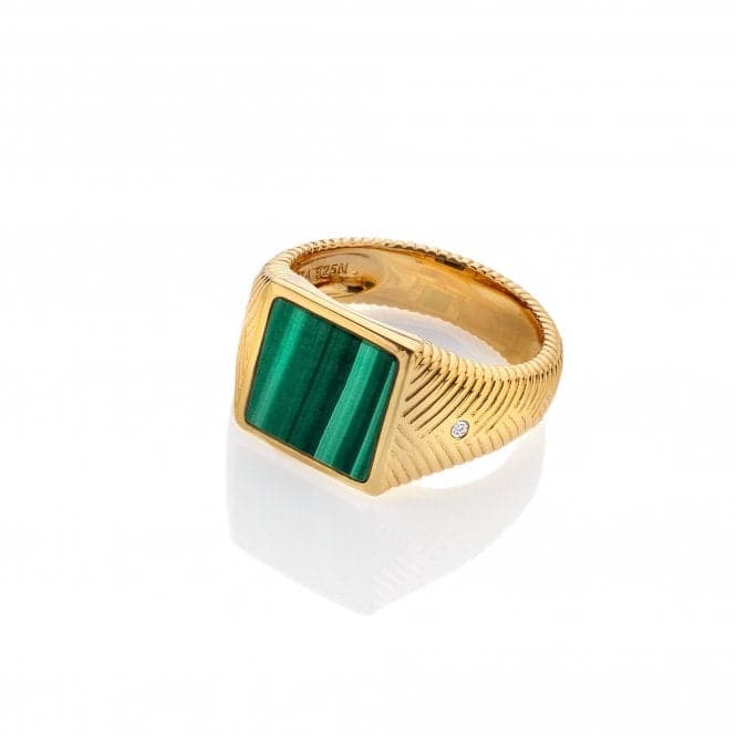 Revive Malachite Signet Ring DR250Hot Diamonds x Jac JossaDR250/L