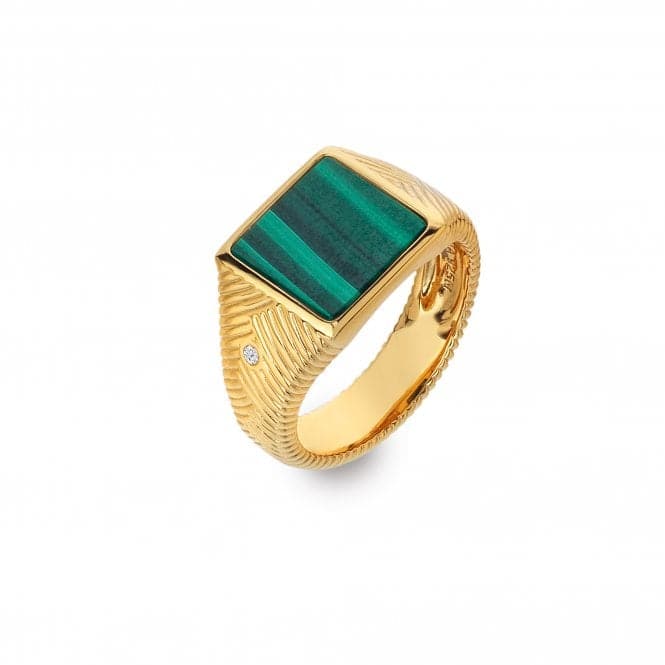 Revive Malachite Signet Ring DR250Hot Diamonds x Jac JossaDR250/L