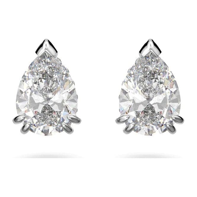 Rhodium plated Millenia Pear Cut White Earrings 5636713Swarovski5636713