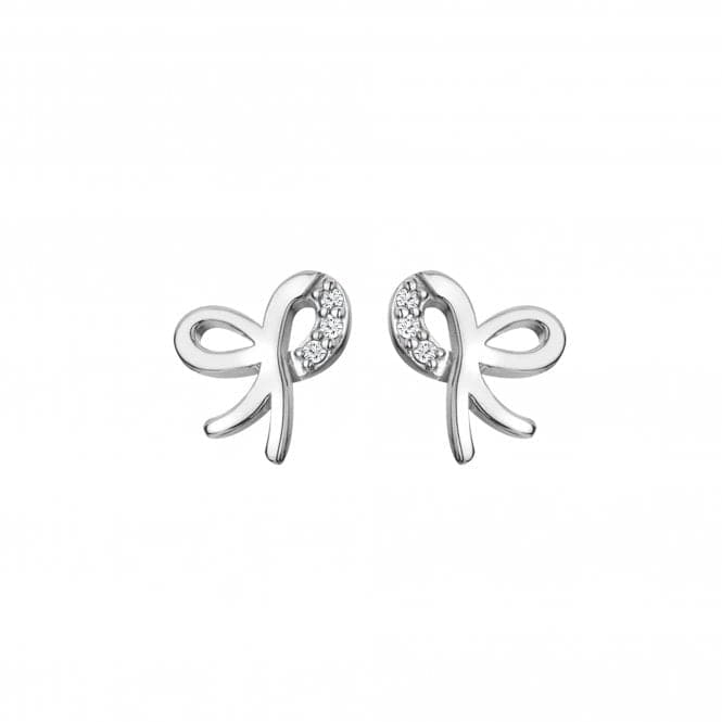 Ribbon Earrings DE730Hot DiamondsDE730