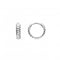 Ridged 10mm Hoop Earrings 66859HPDew66859HP