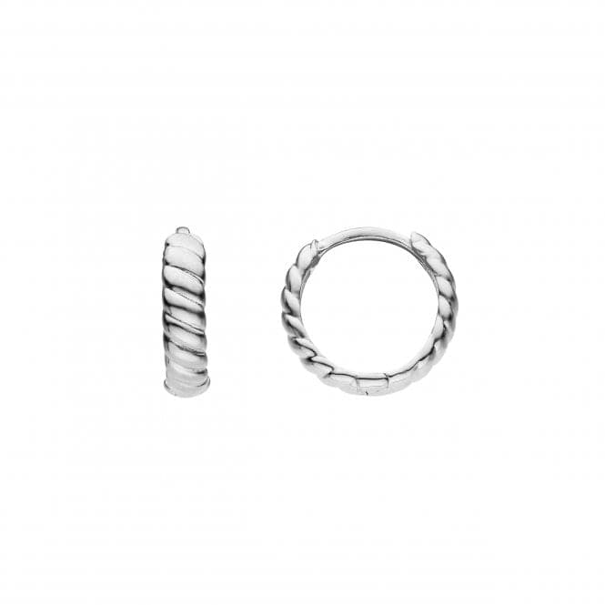 Ridged 10mm Hoop Earrings 66859HPDew66859HP