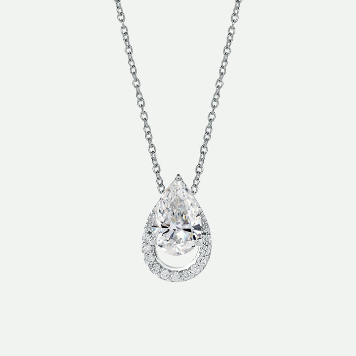 Riva Necklace | 9ct White Gold 1.05ct tw Lab Grown Diamond NecklaceCreated BrillianceBA0073991