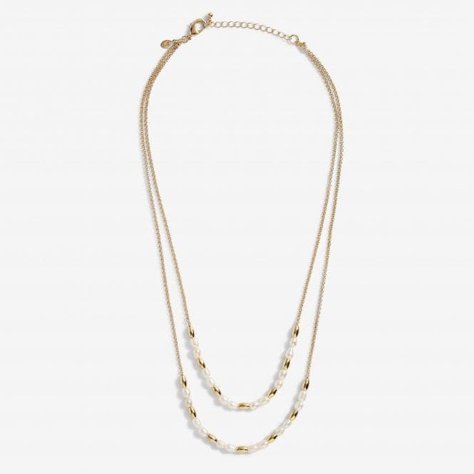 Riviera Rice Pearl Layer Necklace 5163Joma Jewellery5163