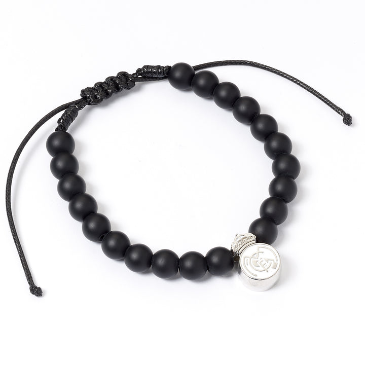 Real Madrid Black Bead Bracelet RMBB0010