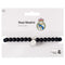 Real Madrid Black Bead Bracelet RMBB0010