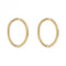 Rope Effect 9ct Yellow Gold Hoop Earrings GE1000Elements GoldGE1000