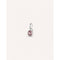 Rose Charm Rosa Faceted Crystal CharmUNOde50CHA0079RSAMTL0U