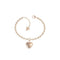 Rose Gold 4G Logo Heart Crystals Bracelet UBB01077RGLGuess JewelleryUBB01077RGL