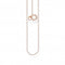 Rose Gold Charming Chain Necklace X0278 - 415 - 40Thomas Sabo Charm Club CharmingX0278 - 415 - 40 - L38v