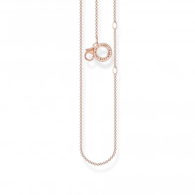 Rose Gold Charming Chain Necklace X0278 - 415 - 40Thomas Sabo Charm Club CharmingX0278 - 415 - 40 - L38v