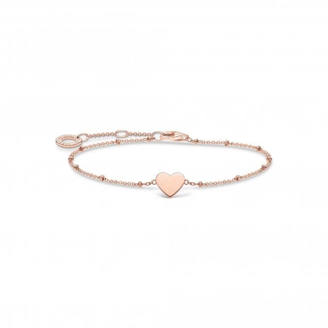 Rose Gold Heart Bracelet A1991 - 415 - 40 - L19vThomas Sabo Charm Club CharmingA1991 - 415 - 40 - L19v