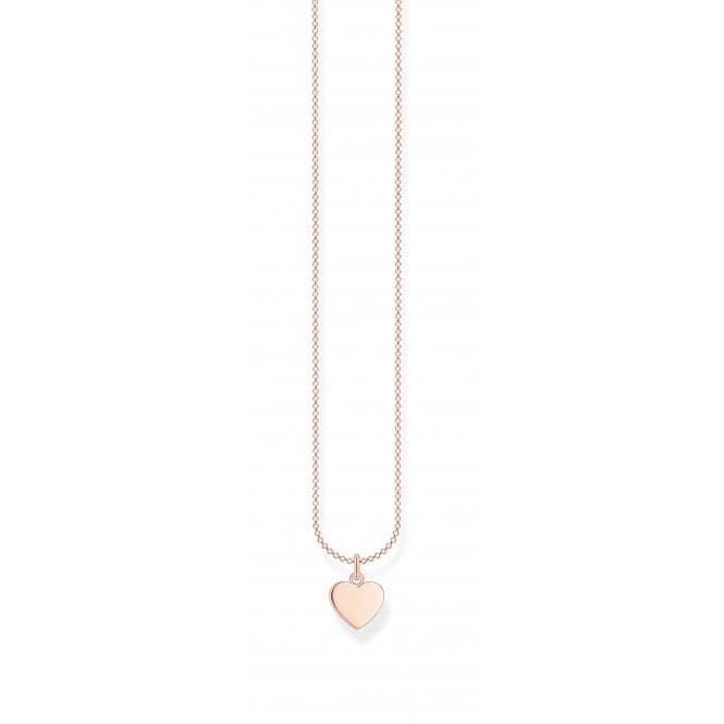 Rose Gold Heart Necklace 45cm KE2048 - 415 - 40 - L45vThomas Sabo Charm Club CharmingKE2048 - 415 - 40 - L45v