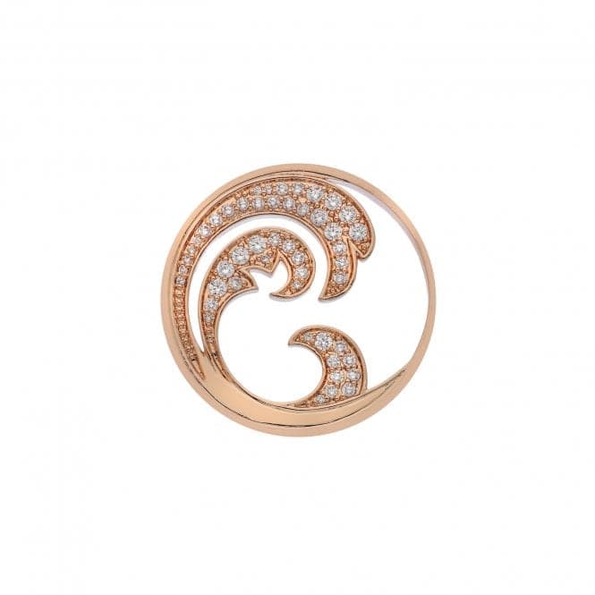 Rose Gold Plate Oceano Coin 33mm EC531EmozioniEC531