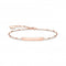 Rose Gold Plated Engravable Bar Dot Bracelet A1975 - 415 - 40 - L19VThomas Sabo Sterling SilverA1975 - 415 - 40 - L19V